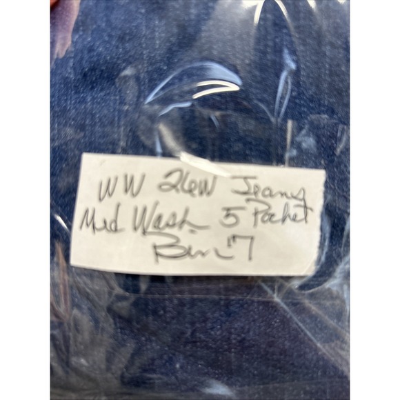 Woman Within Size 26W Jeans High Waist Bootcut Stretch Medium Wash Comfort - Picture 13 of 13